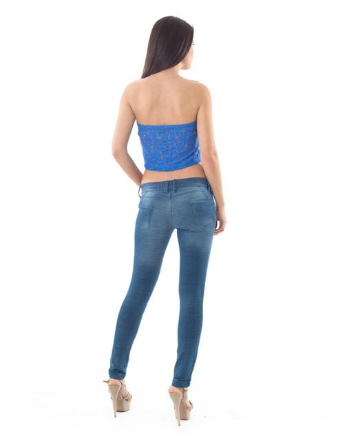 Conquista Blue Lace Bandeau Royal