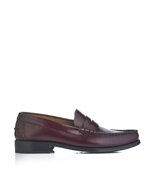 Mariano Shoes Purple Almancil Loafers Bordeaux for men