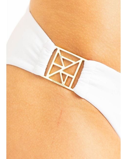 Leyla Maya Ltd White Kate Bandeau Bikini Set
