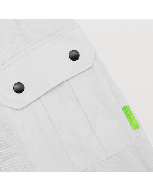 Kapture White Travel Jogger Pants
