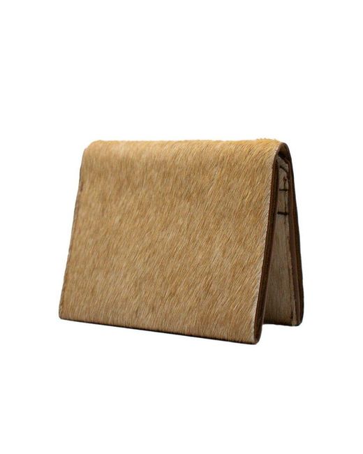 godi. Natural Handmade Cow Hair-On-Hide Bifold Wallet – Neutral