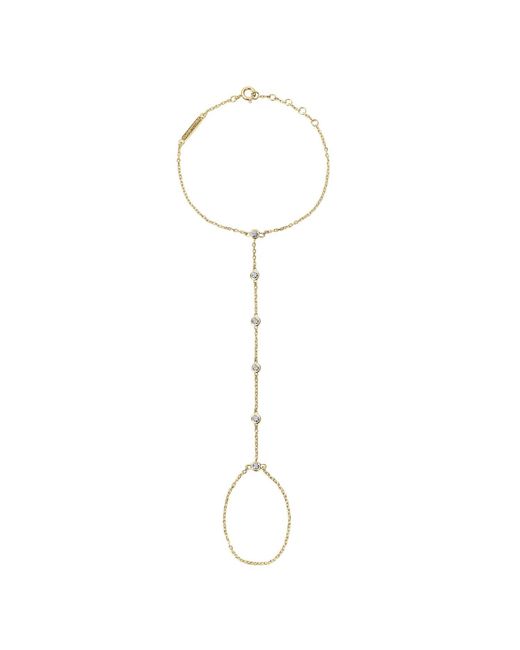 BLOOMTINE | Earth Angel HQ Metallic Illuminess Premium Vermeil Moissanite Sparkle Hand Chain