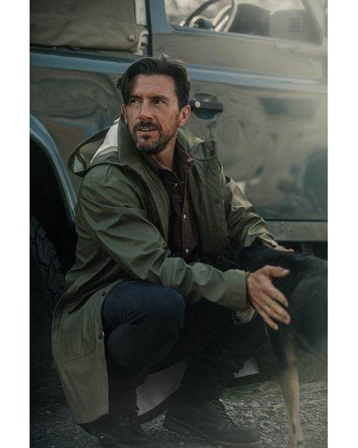 &SONS Trading Co Green Ark Raincoat for men