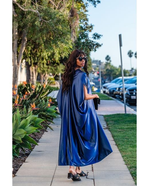 Jennafer Grace Blue Shadow Caftan