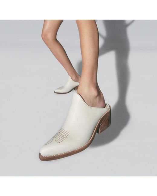 Ivory mules hotsell