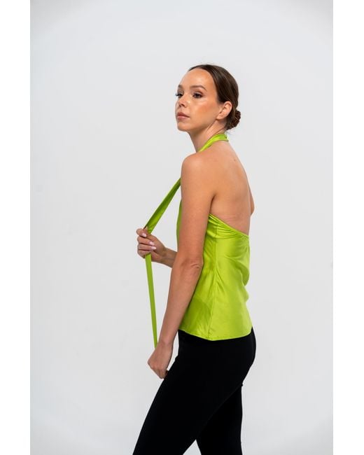 The Ethos Studio Green Vespara Top