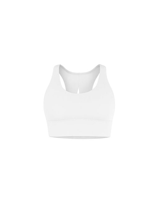 Enact White Bianco Open Back Top