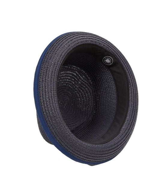 Dasmarca Hats Blue Dasmarca Durban Summer Diamond Crown Light Weight Breathable Porkpie Hat for men
