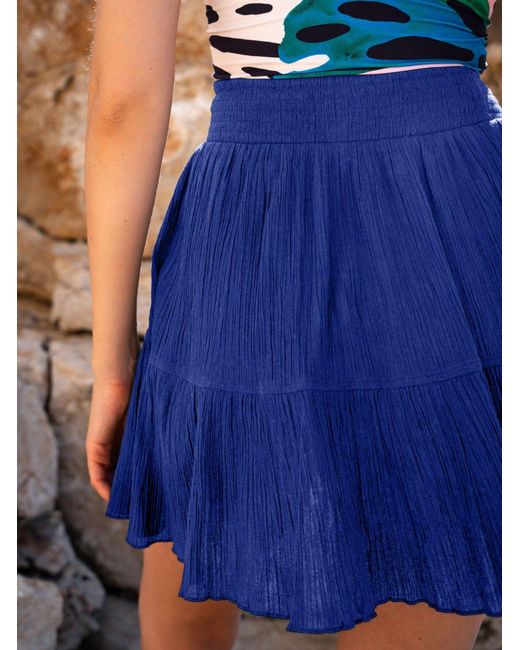 Change of Scenery Blue Izzy Skirt