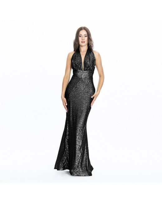 Angelika Jozefczyk Black Lana Evening Gown