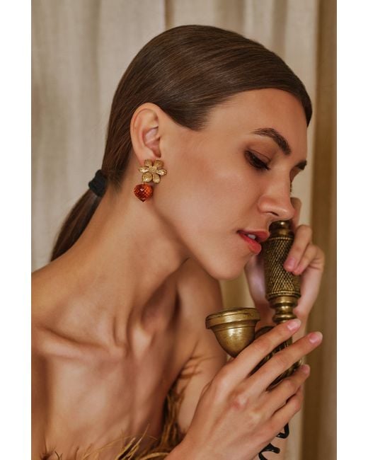 Decolet the label Metallic Ember Earrings