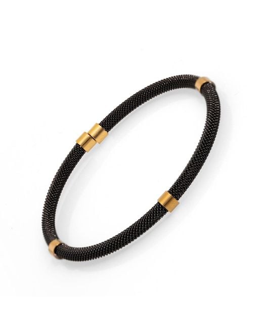 Ebru Jewelry Brown Fashion Style Steel & Bracelet for men