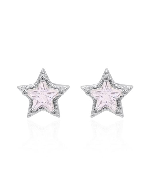 Luna Charles Metallic Brooke Star Stud Earrings