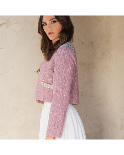 Misha Vaidya Pink Alexa Jacket