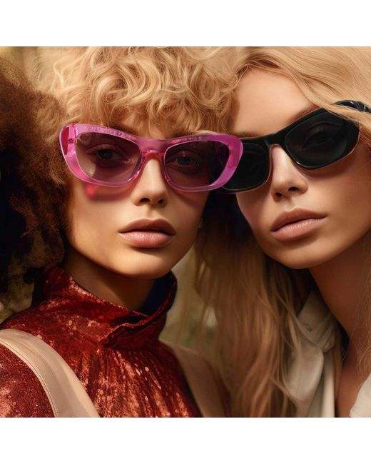 The Avantguard Pink Neroli Viva Cat Eye Sunglasses