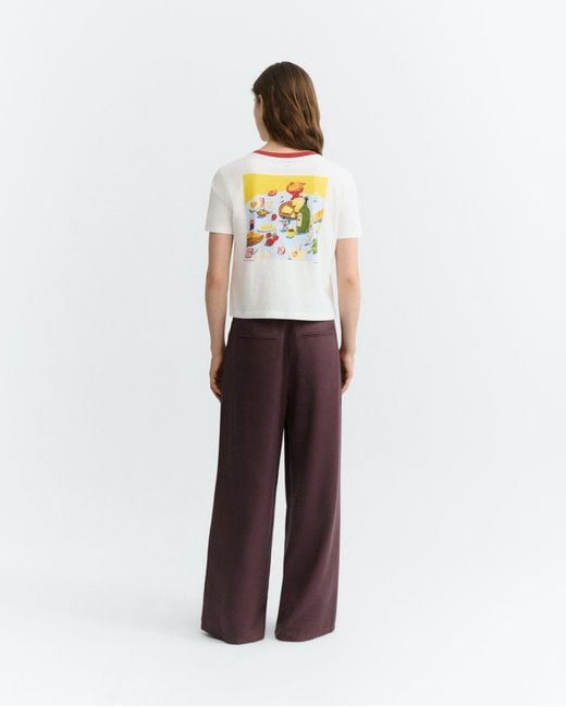 Thinking Mu White Costumbres Zowie T-Shirt