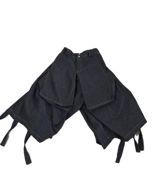 Zasta Studio Blue Distortion Pants For for men