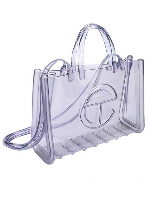 Melissa Purple Clear Large Jelly Shopper Ii X Telfar