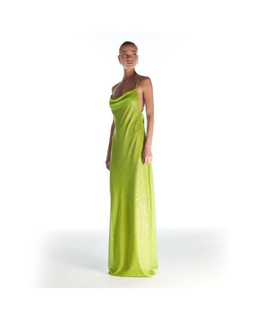 GIGII'S Green Aure Glam Dress