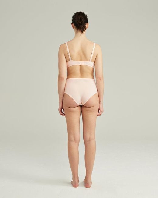 Nudea Pink The Stretch High Waisted Brief Bundle 3 Pack