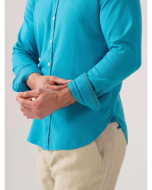 Koy Clothing Blue Kabisa Kikoy Shirt for men