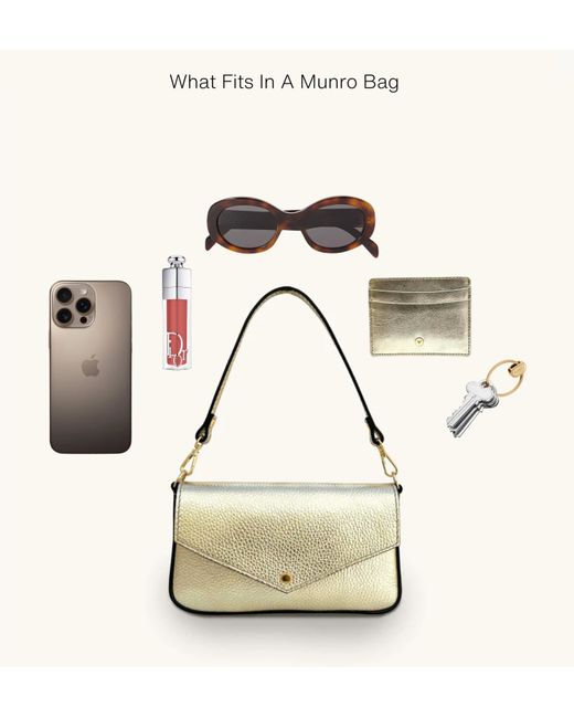 Apatchy London Red The Munro Scarlet Leather Shoulder Bag