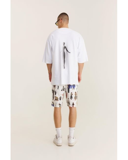mysimplicated White Bermuda Shorts for men