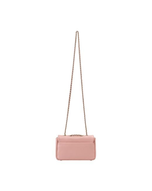 Paul Costelloe Pink Moxie Leather Crossbody Bag