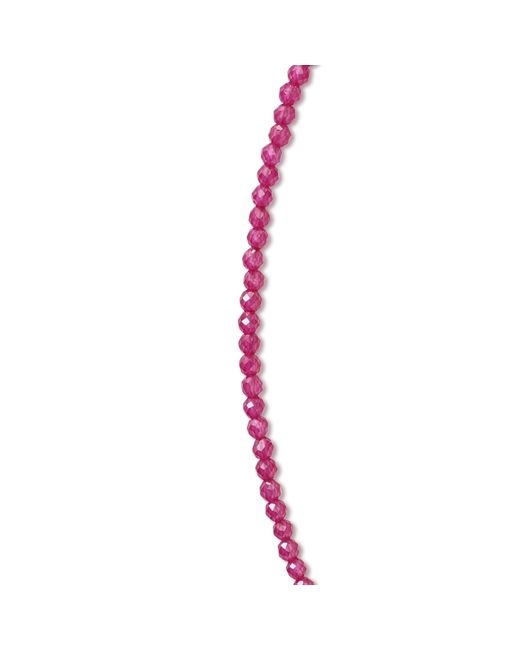Bombyx House Red Tiny Ruby Cluster Necklace
