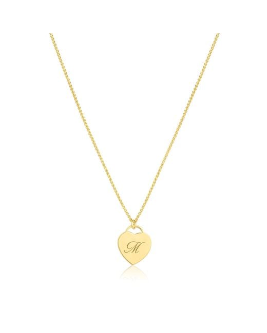 SET & STONES Metallic Alice Initial Necklace