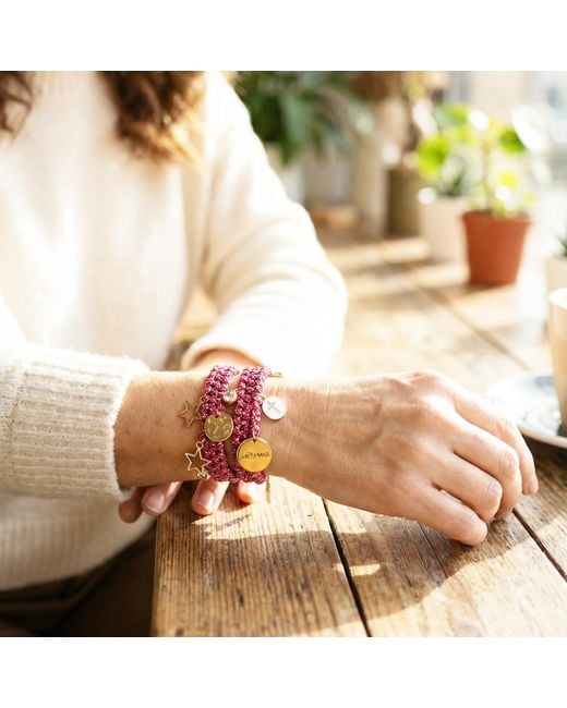 Hilo De Mar Red Double Bracelet
