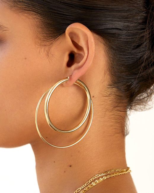Öugie Metallic The Large Tube Hoops