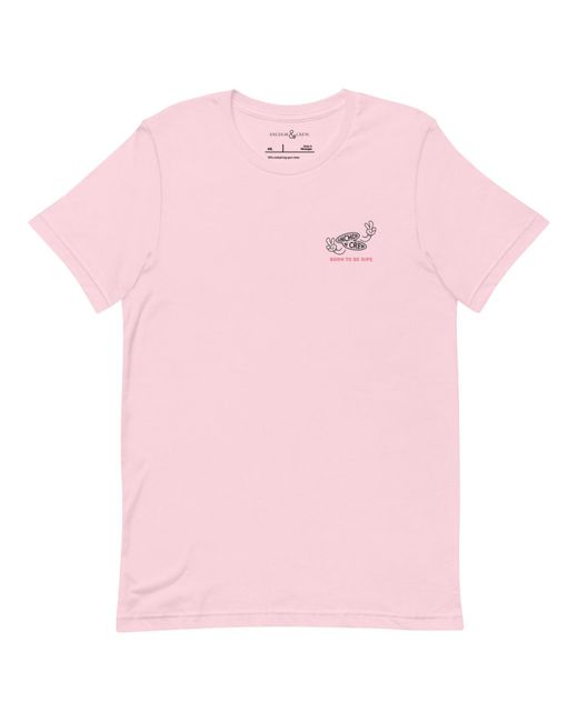 Anchor and Crew Pink Cotton Ripe Avocado Dial-A-Local Organic Cotton T-Shirt for men