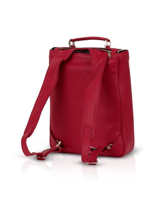 Luis Steven Red Medium Laptop Pack