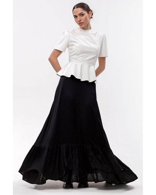 Maison Bogomil Black Flamenco Skirt