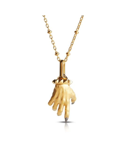 Kasun Metallic Hand Of The Protector Pendant for men
