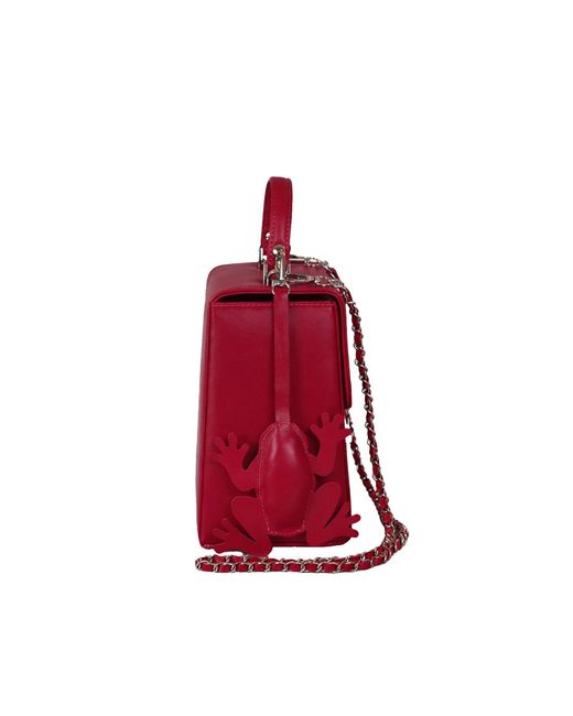 F3Rog by Rana Red Barbie Crossbody Box Bag