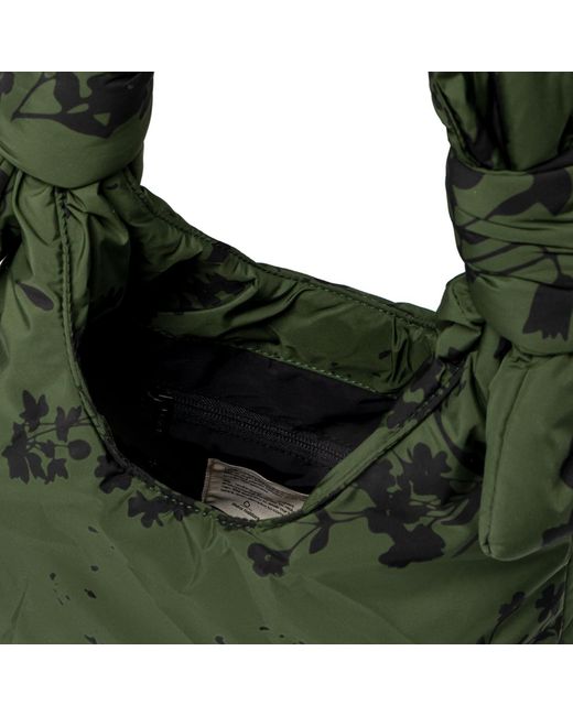 Lefrik Green Biwa Puffy Mini Bag Floral