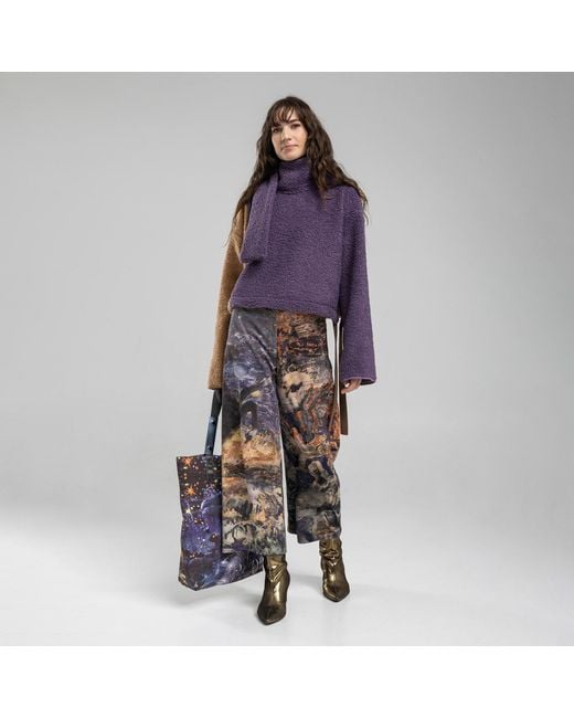 ARTISTA Purple Nest Jumper