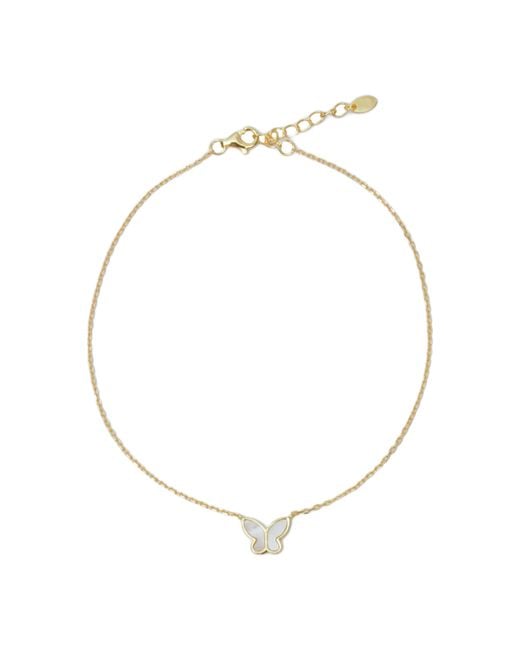 Argento Vivo Metallic The Mop Butterfly Anklet