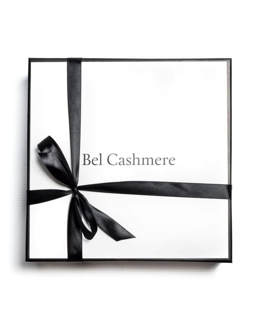 Bel Cashmere Blue Big Knitted Scarf