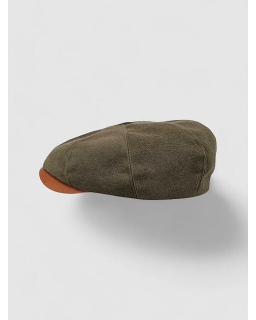 Mister Miller - Master Hatter Green Riley's Gears Bakerboy Cap for men