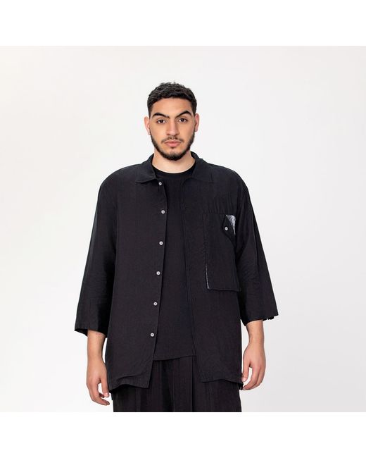 Smart and Joy Blue Pocket Flap Game Shirt for men