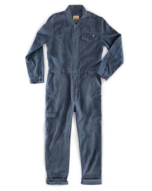&SONS Trading Co Blue Sons Churchill Coveralls Dark Denim for men