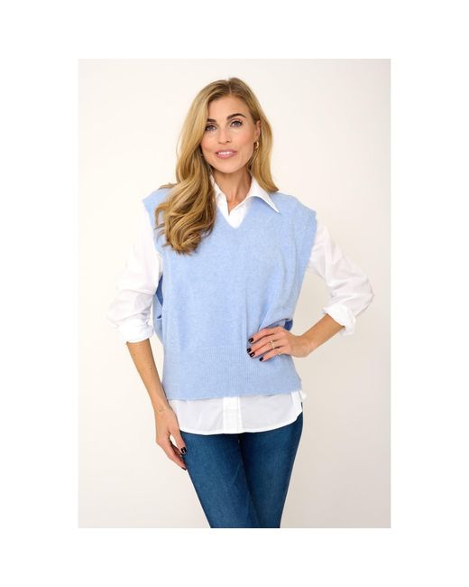 At Last White Ruched Cotton Shirt