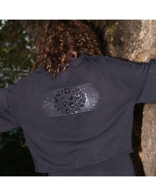 Joy-Es Black Leopard Patterned Cardigan