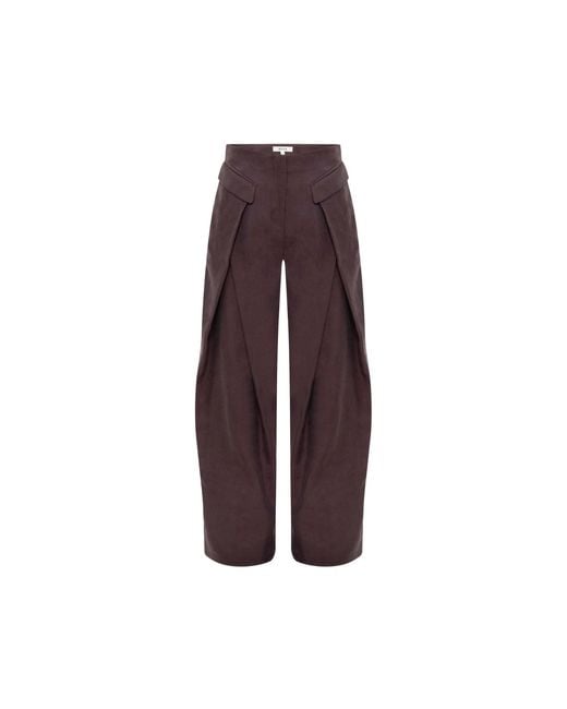 Sélone Purple Camille Barrel Trousers