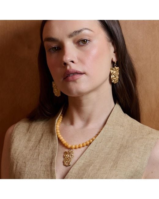 A Weathered Penny Metallic Tova Necklace