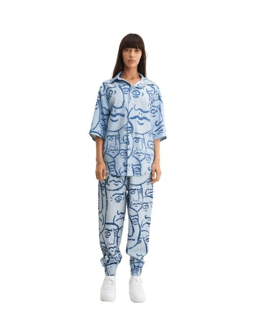 mysimplicated Blue Trousers for men
