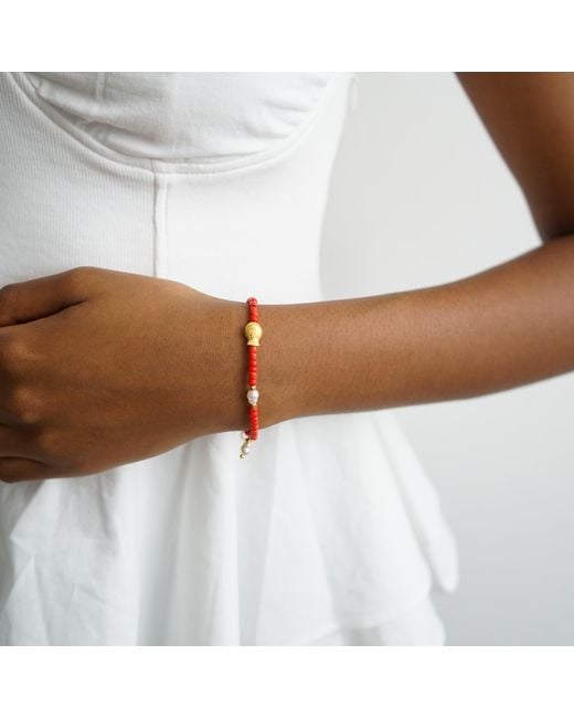 Smilla Brav Red Fish Bracelet